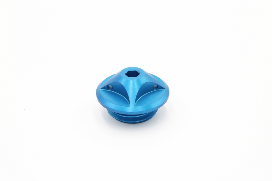 Oil filler caps M20 x 1,5, blue