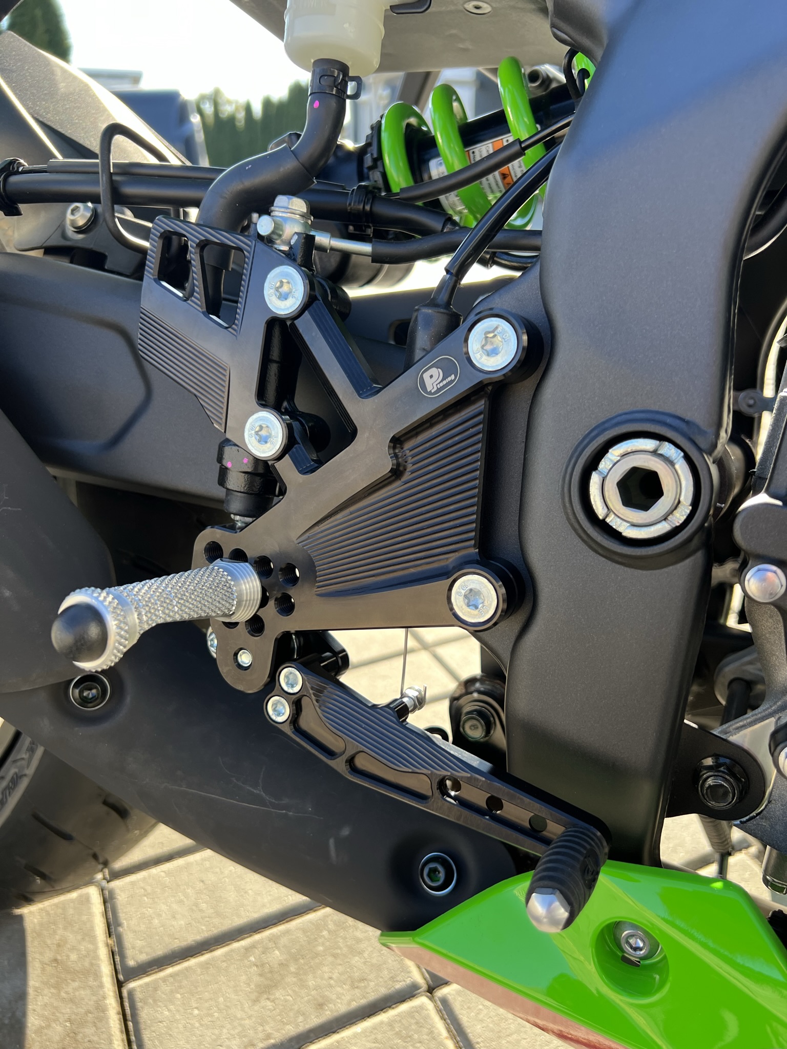 Kawasaki ZX-4RR (2023–) rear set | RACE CONCEPT OEM | PP Tuning