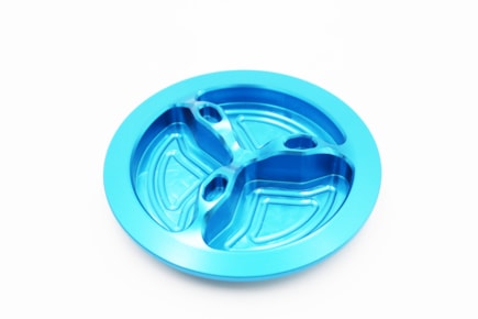 Gas Cap with Thread - spare part, blue