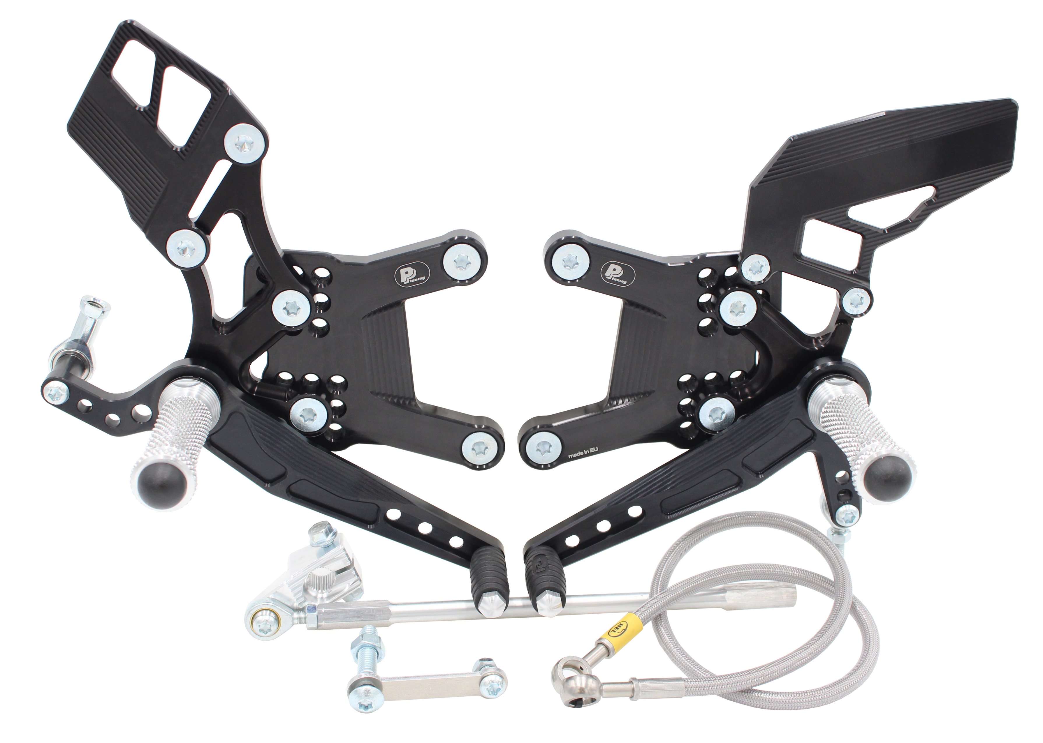 Rear Set Kawasaki ZX-6R, ZX636 (2007-2024) with Reverse Shifting