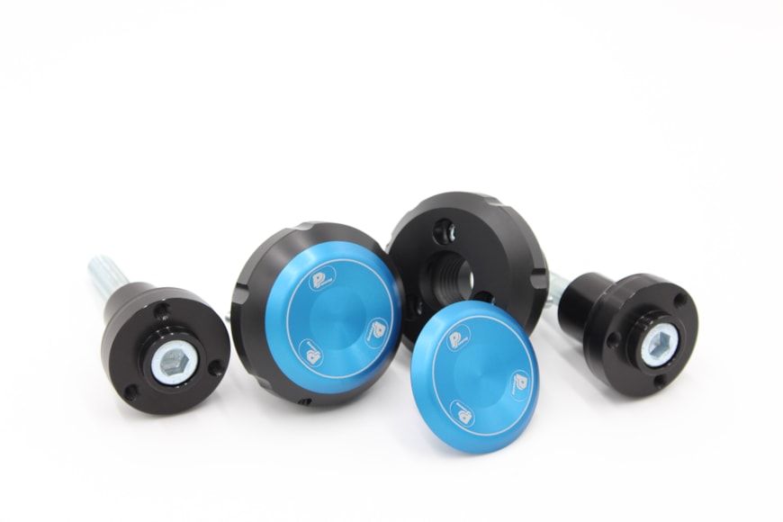 Crash protectors Suzuki GSR 600 Naked (2006-2011), blue