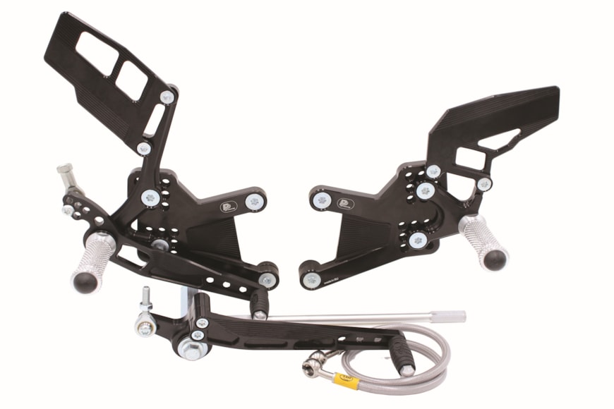 Rear Set Yamaha R1 (2009-2014) with reverse shifting