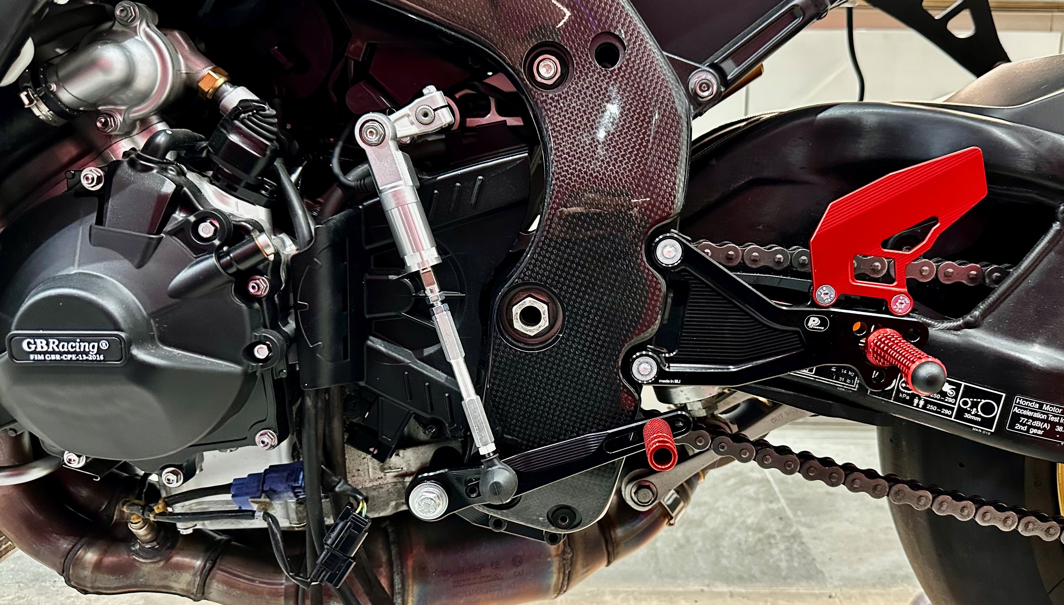Honda CBR 1000RR Rearset (2020–) | PP Tuning | PP Tuning Racing Parts