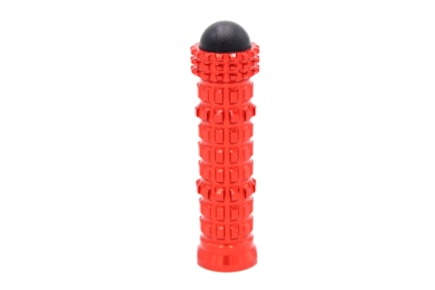 Stupačka 90 mm, bez vnitřního závitu, červená