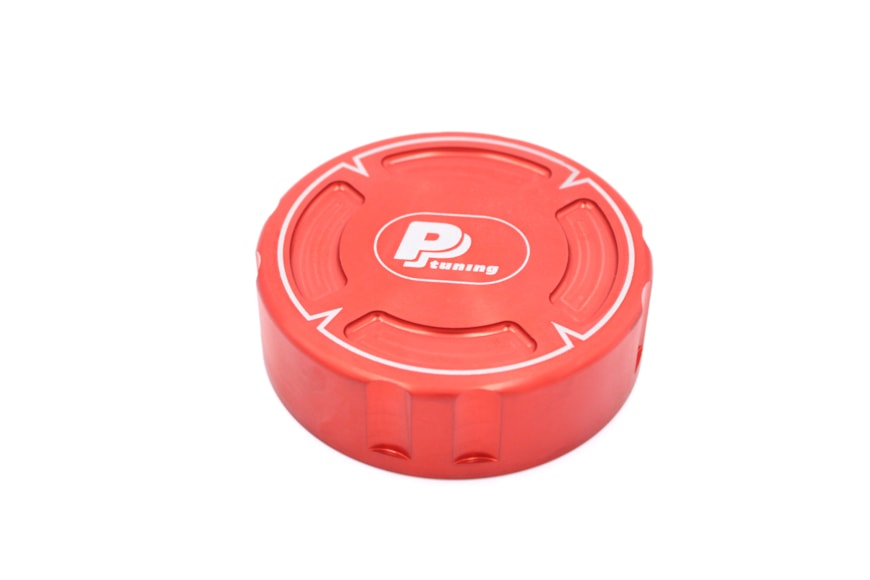 Víčko na nádobku brzdové kapaliny M52x 4 (vnitřní průměr 49 mm), červená