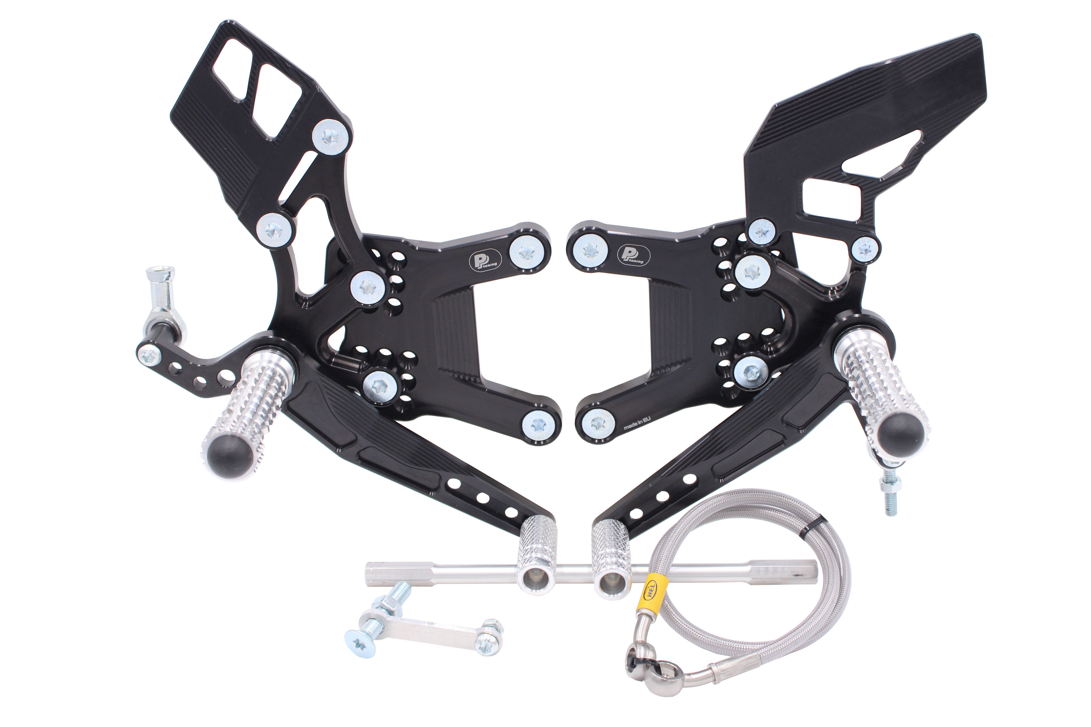 Rear set Kawasaki ZX-6R (2005-2006) | OEM & GP | PP Tuning