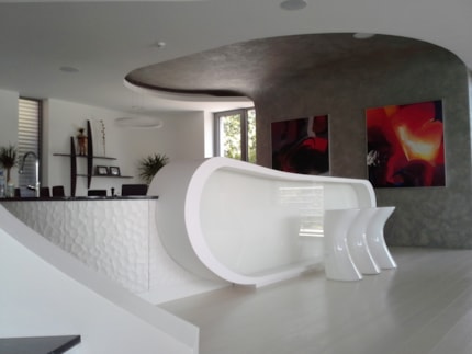 Soukromá rezidence Bratislava - kuchyňský pult Corian