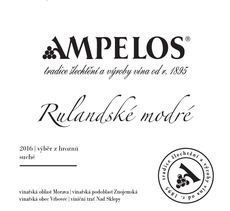 Rulandské modré 2016