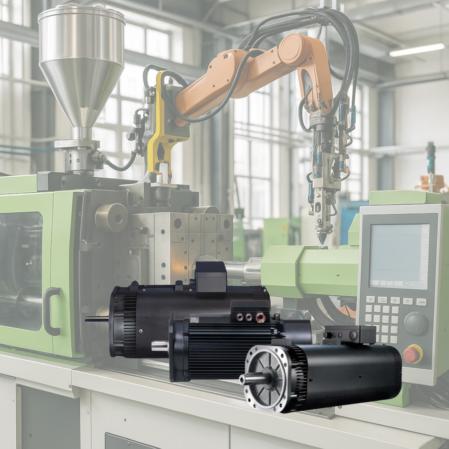 Asynchronní servomotory