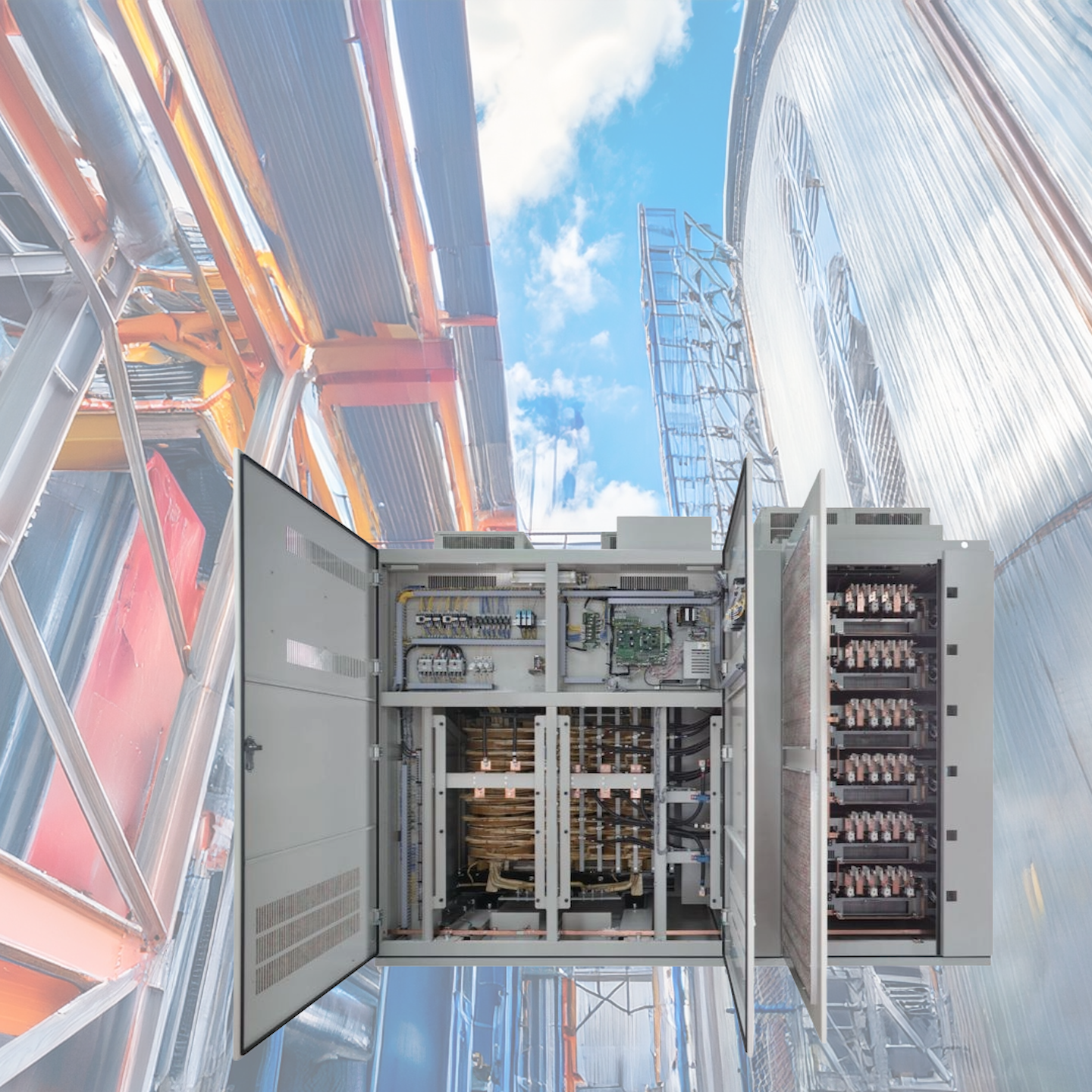 Frekvenční měniče pro vysoké napětí