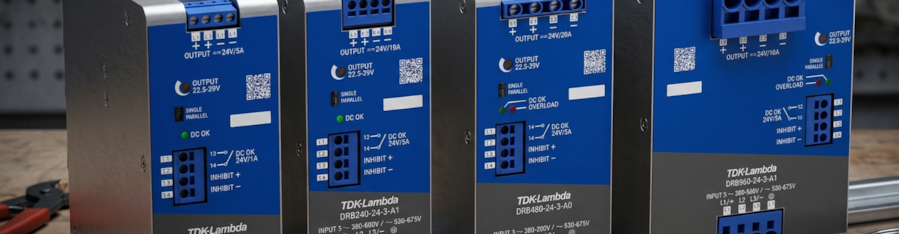 Vylepšené 3fázové zdroje TDK-Lambda řady DRB