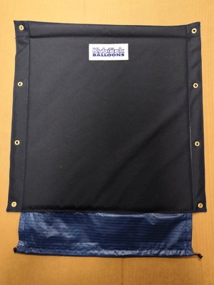 Basket pocket - operation lines - blue
