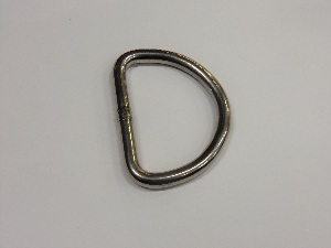 D ring 50x6, stainless steel