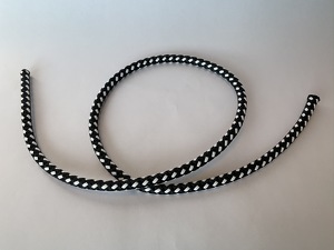 Crown line 10mm, black/white