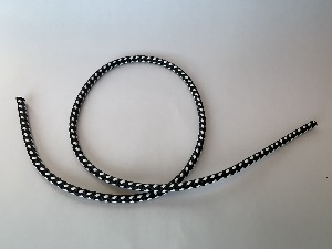 Crown line 8mm, black/white