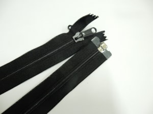 Burner bag zipper