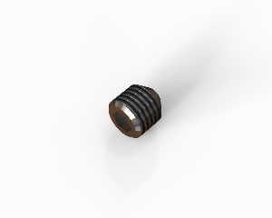M3x3 Hexagon socket set bolt, stainless steel