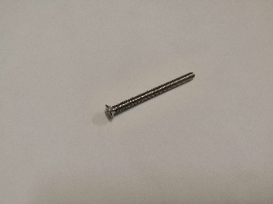 M4x50 Cross recessed raised countersunk phillips head screw, stainless steel