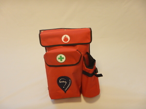 Basket pocket small - red