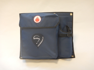 Basket pocket - fire blanket, blue