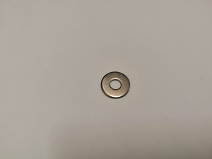 Washer 6.4, large, stainless steel