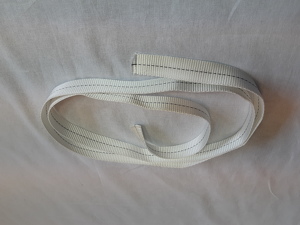 Vertical load tape, 25mm, white