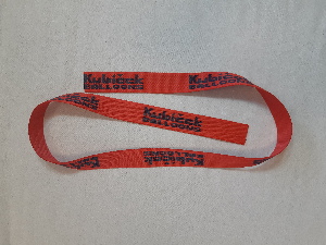 Kubicek branded load tape, red, width 44 mm