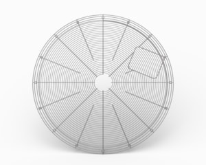 VH9/VH13 back guard - stainless steel - 4 mm wire