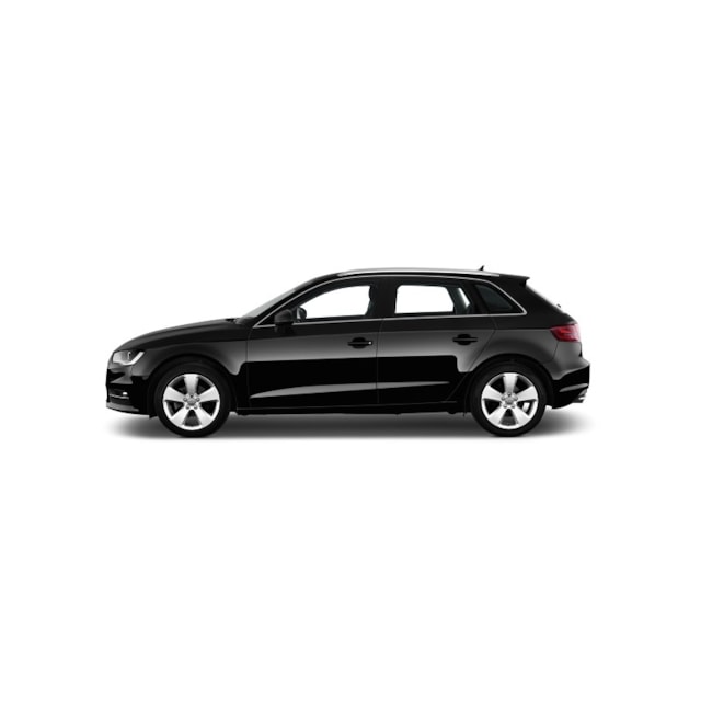 Příčníky Audi A3 Sportback 13- s integrovanými podélníky Alu tyče black