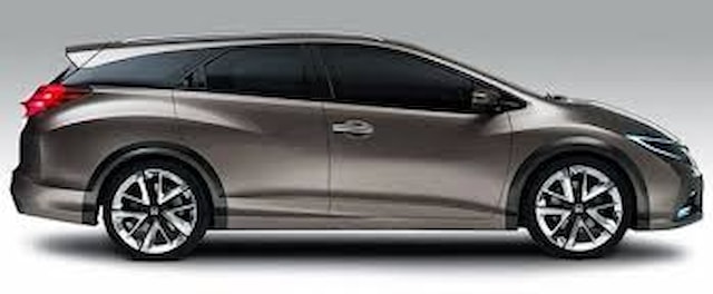 Příčníky Honda Civic Tourer Kombi 14- s integrovanými podélníky