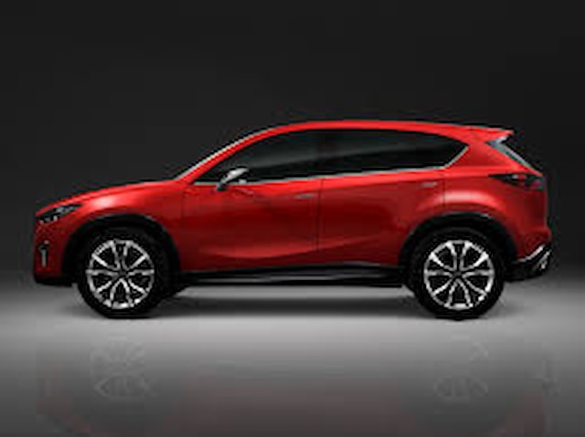 Příčníky Mazda CX-7, 06- s pevnými body AERO