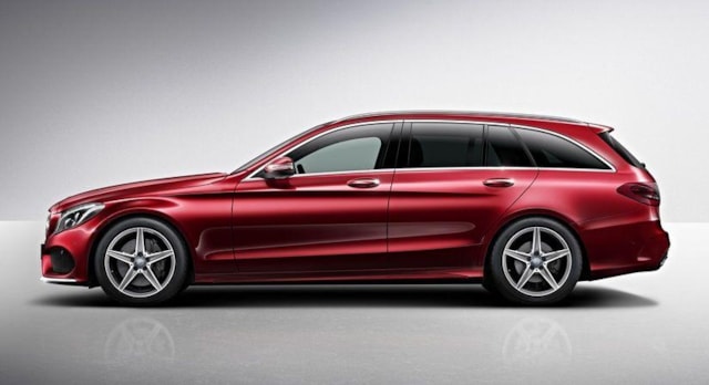 Příčníky Mercedes-Benz C-klasse Kombi 15- s integrovanými podélníky Wingbar Evo