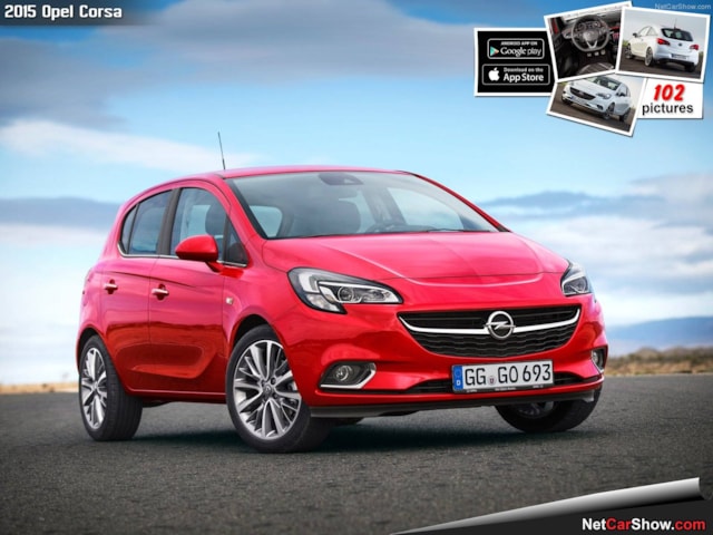 Příčníky Opel Corsa 15- s pevnými body AERO
