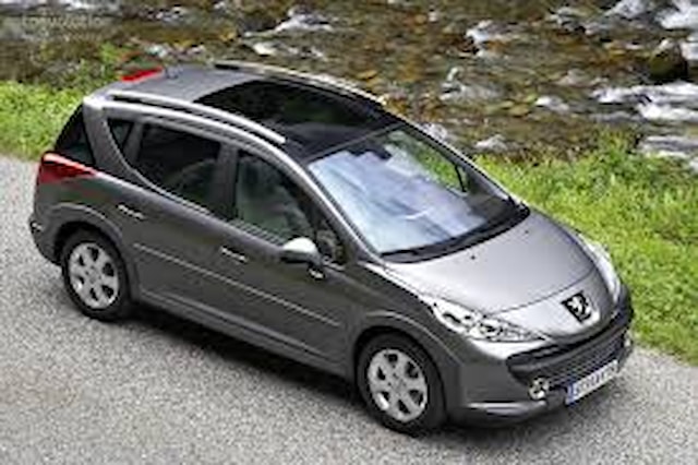 Příčníky Peugeot 207 Kombi 07- s podélníky