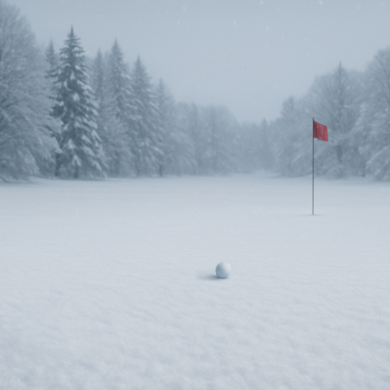 Zimní provoz driving range