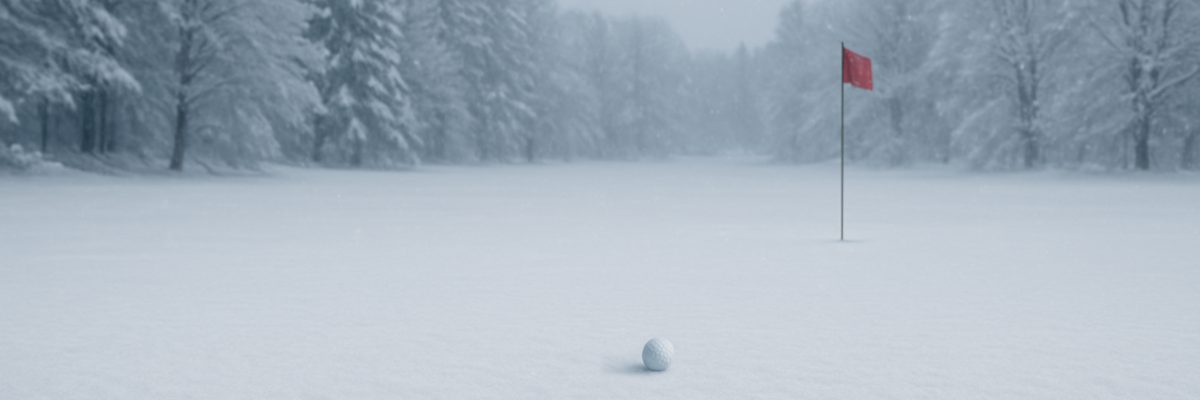 Zimní provoz driving range