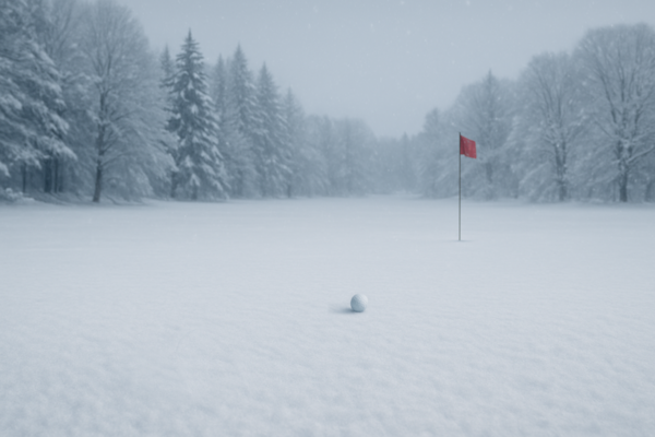 Zimní provoz driving range