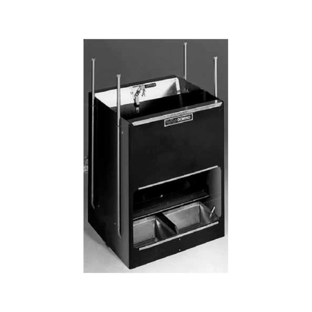 Samokrmítko Domino MIXER FRH se zvlhčováním, pro prasata, 92 l / 64 kg pro 60 prasat / Počet koryt 2x2