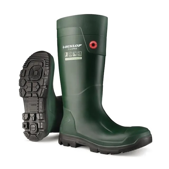 Holínky Dunlop Purofort green O4, Velikost 44