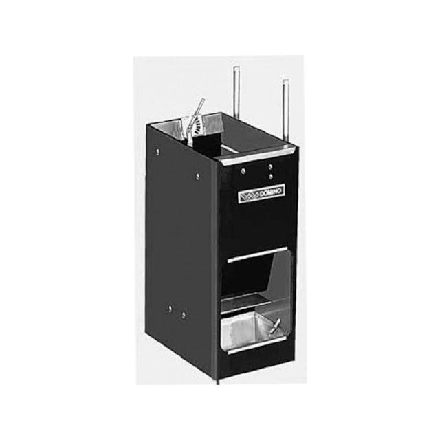 Samokrmítko Domino MIXER FRH se zvlhčováním, pro prasata, 46 l / 32 kg pro 30 prasat / Počet koryt 2x1