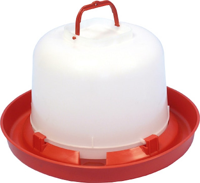 Napáječka plastová, drůběž s držadlem