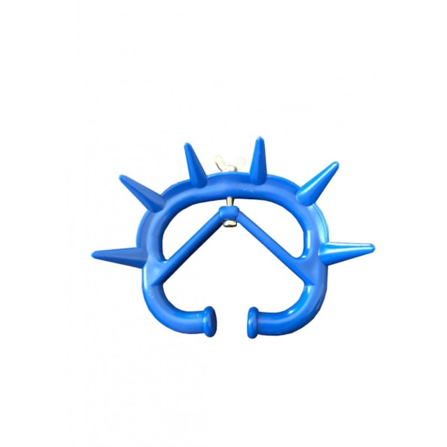 Zábrana mulcová, střední, modrá