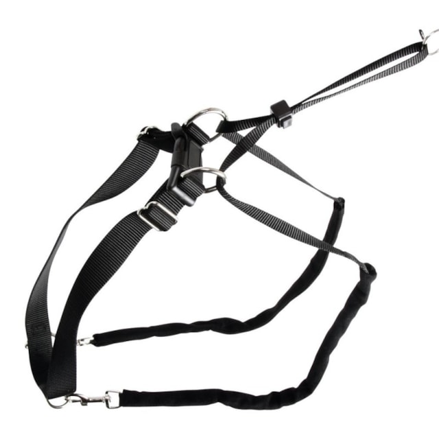 Postroj pro psy stahovací Maxi Leader černý, vel. 3