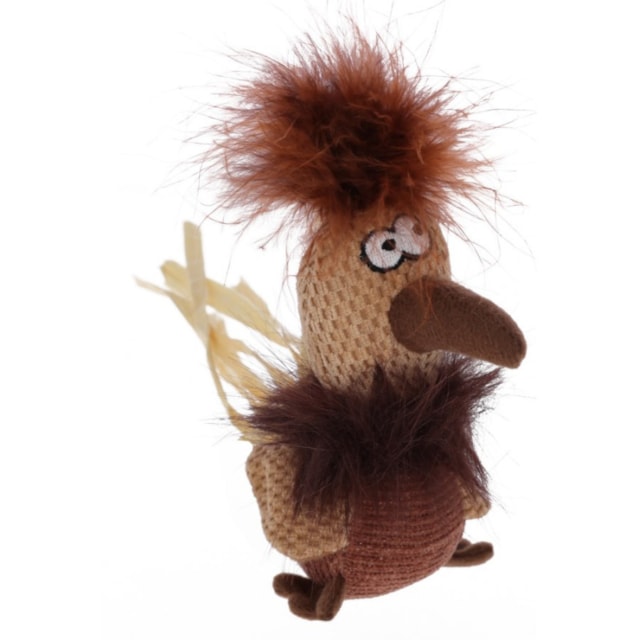 Hračka pro kočky Kakadu, s catnipem, hnědá