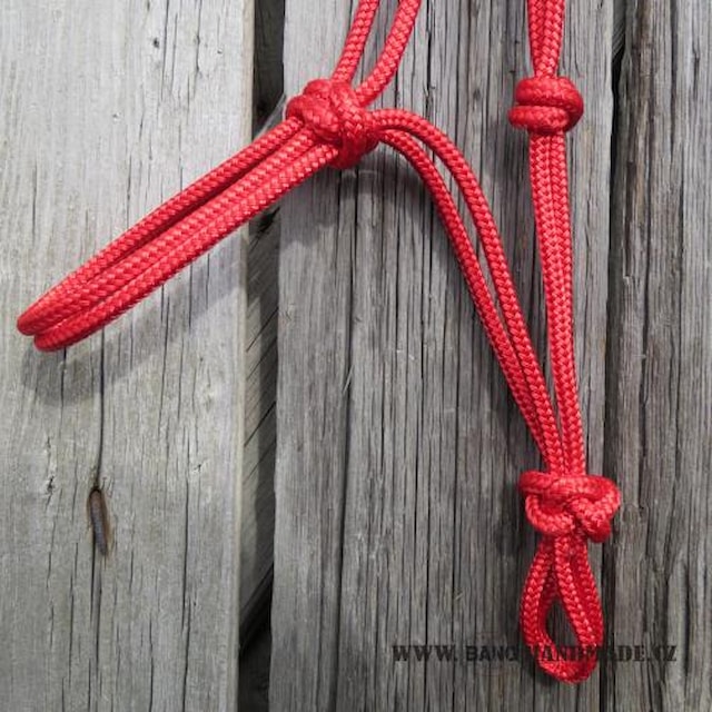 Ohlávka provazová Pony /červená/