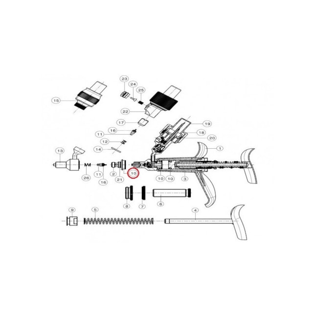 Náhradní díly pro FERRO-MATIC M91, Těsnění pístu