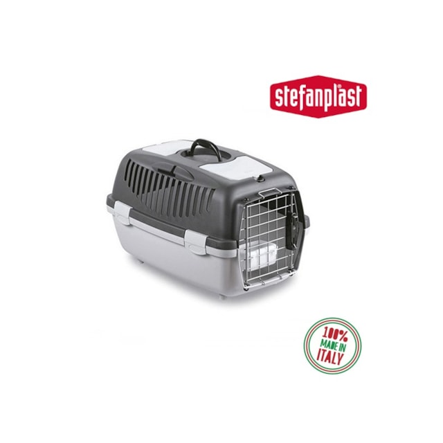 Přepravka pro psy a kočky Gulliver 2 DELUXE, 55x36x35cm, šedá