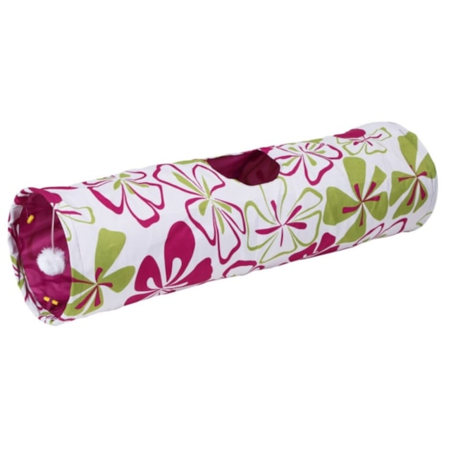 Tunel pro kočky Flower, kočičí skrýš 25 x 90 cm