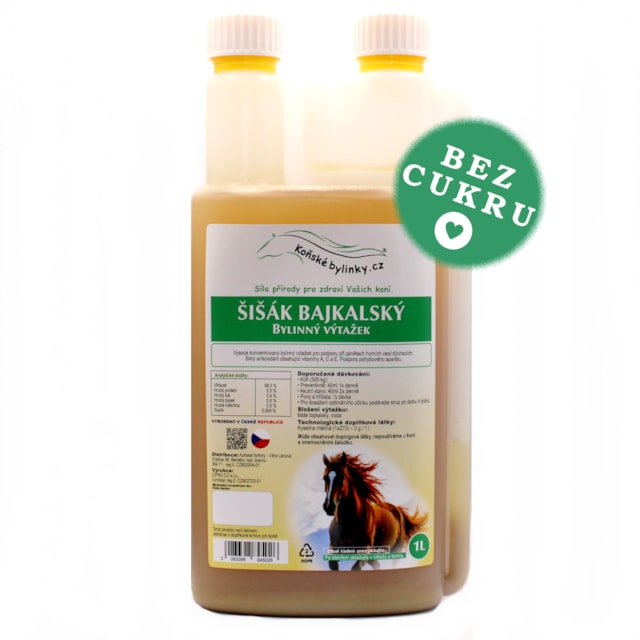 Bylinný výtažek - Šišák bajkalský 1l