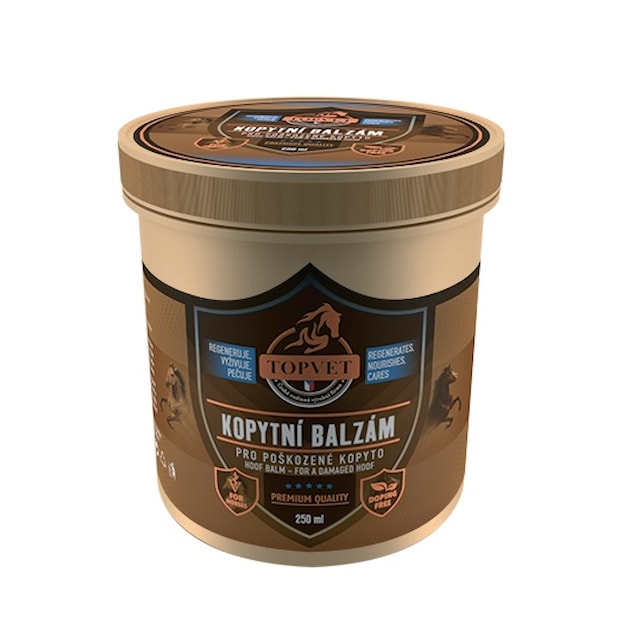 TOPVET Kopytní balzám pro poškozené kopyto 250 ml